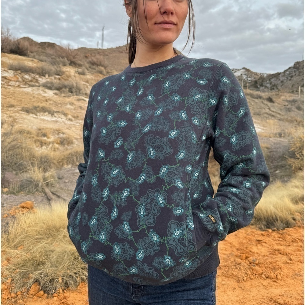 10 DEEP Cotton Paisley Kangaroo Pocket Sweatshirt